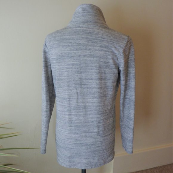 Danskin French Terry Cardigan Wrap Sweater - Picture 3 of 5
